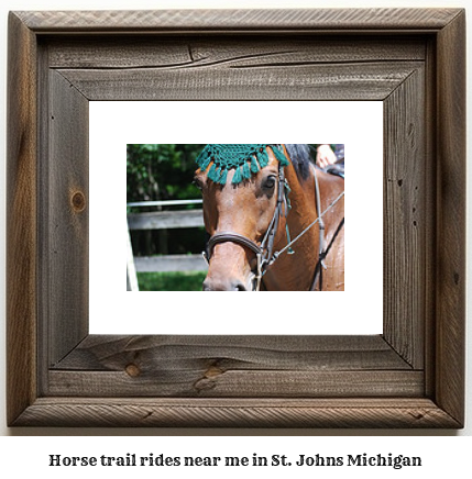 horse trail rides near me in St. Johns, Michigan